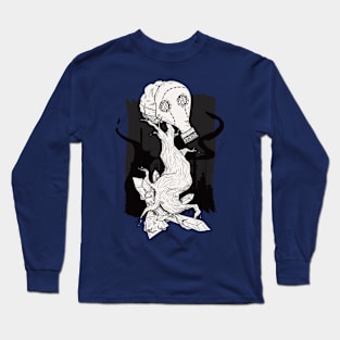 Gas Mask Tree Long Sleeve T-Shirt